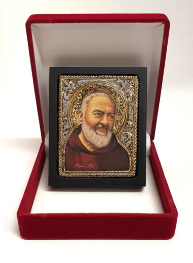 Ikona św. Ojciec Pio mała