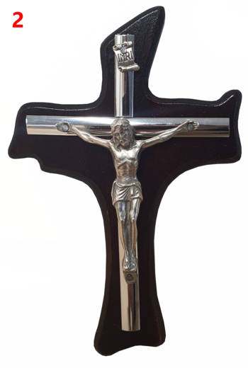 Krzyżyk drewniany ciemny (dwa wzory)