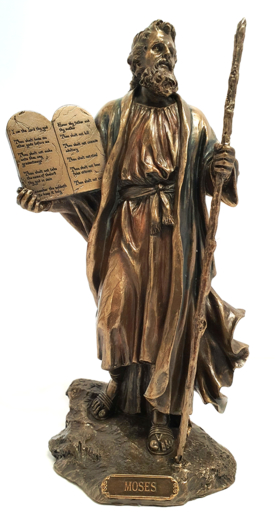 Figura Mojżesz i 10 przykazań