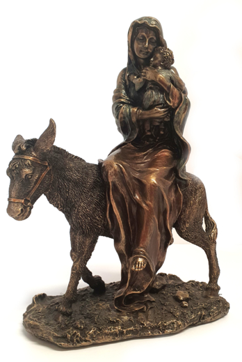 Figura Maria i Jezus na osiołku
