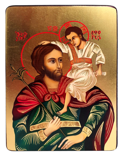 Ikona Święty Krzysztof z Dzieciątkiem Jezus