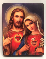 Ikona Serce Jezusa i Serce Maryi
