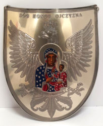 Ryngraf Regina Poloniae Bóg, Honor, Ojczyzna (srebrny)