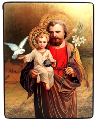 Ikona Święty Józef z Dzieciątkiem Jezus 